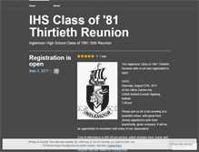 Tablet Screenshot of ihs1981.wordpress.com