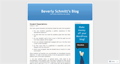 Desktop Screenshot of beverlyschmitt.wordpress.com