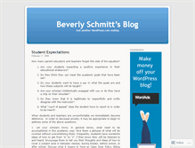 Tablet Screenshot of beverlyschmitt.wordpress.com