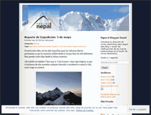 Tablet Screenshot of feelingnepal.wordpress.com