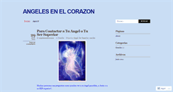 Desktop Screenshot of angelesenelcorazon.wordpress.com