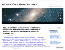 Tablet Screenshot of loqueseteoculta.wordpress.com