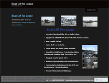 Tablet Screenshot of boatlift4sale.wordpress.com