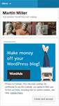 Mobile Screenshot of martinmillersblog.wordpress.com