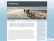 Tablet Screenshot of deadreckoning1.wordpress.com