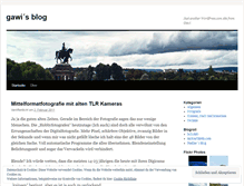 Tablet Screenshot of gawisblog.wordpress.com