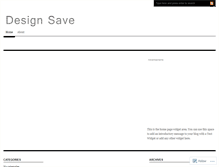 Tablet Screenshot of designsave.wordpress.com