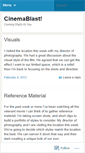 Mobile Screenshot of cinemablast.wordpress.com