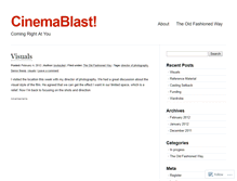 Tablet Screenshot of cinemablast.wordpress.com