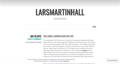 Desktop Screenshot of larsmartin.wordpress.com