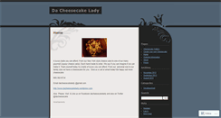 Desktop Screenshot of dacheesecakelady.wordpress.com