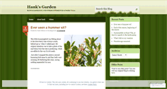 Desktop Screenshot of hanksgarden.wordpress.com