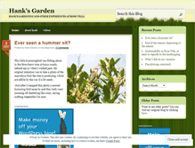 Tablet Screenshot of hanksgarden.wordpress.com