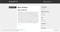 Desktop Screenshot of digitalnow.bancdebinaryfraud.wordpress.com