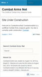 Mobile Screenshot of combatarmsnet.wordpress.com
