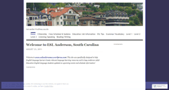 Desktop Screenshot of eslandersonsc.wordpress.com