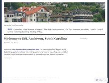 Tablet Screenshot of eslandersonsc.wordpress.com