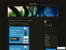 Tablet Screenshot of bryonharvey.wordpress.com