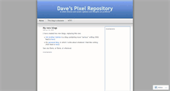 Desktop Screenshot of davespixelrepository.wordpress.com