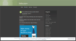 Desktop Screenshot of madhanmiaows.wordpress.com