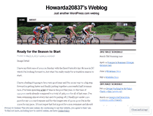 Tablet Screenshot of howarda20837.wordpress.com