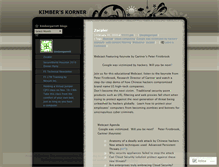 Tablet Screenshot of kimbergarrett.wordpress.com