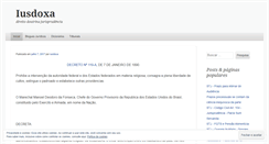Desktop Screenshot of iusdoxa.wordpress.com