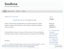 Tablet Screenshot of iusdoxa.wordpress.com