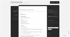 Desktop Screenshot of dasisolutions.wordpress.com