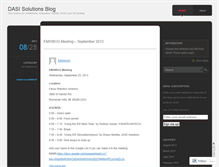 Tablet Screenshot of dasisolutions.wordpress.com