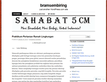 Tablet Screenshot of bramsembiring.wordpress.com