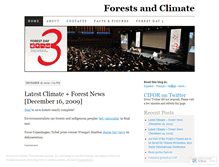 Tablet Screenshot of forestsandclimate.wordpress.com