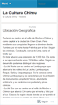 Mobile Screenshot of culturachimu.wordpress.com