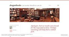 Desktop Screenshot of dragonbooks.wordpress.com