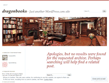 Tablet Screenshot of dragonbooks.wordpress.com