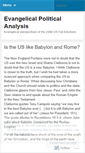 Mobile Screenshot of evangelicalpoliticalanalysis.wordpress.com