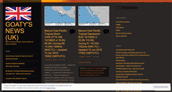 Desktop Screenshot of goatysnews.wordpress.com