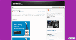 Desktop Screenshot of boujiemack.wordpress.com