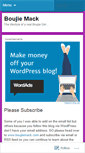 Mobile Screenshot of boujiemack.wordpress.com