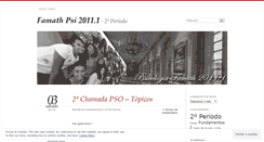 Desktop Screenshot of famathpsi2011.wordpress.com