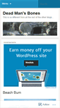 Mobile Screenshot of deadmansbones.wordpress.com