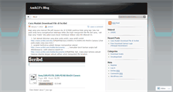 Desktop Screenshot of amik23.wordpress.com