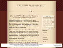 Tablet Screenshot of grannyt53.wordpress.com