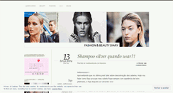 Desktop Screenshot of fashionbeautydiary.wordpress.com