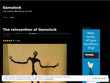 Tablet Screenshot of gamolock.wordpress.com