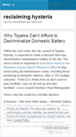 Mobile Screenshot of hysterically.wordpress.com