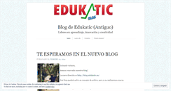 Desktop Screenshot of edukatic.wordpress.com