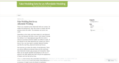 Desktop Screenshot of fakeweddingsets3.wordpress.com