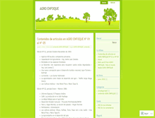 Tablet Screenshot of agroenfoque.wordpress.com