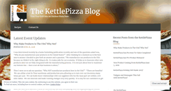 Desktop Screenshot of kettlepizza.wordpress.com